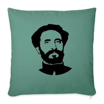Reggae eu - Sofa pillowcase 17,3'' x 17,3'' (45 x 45 cm) - cypress green - Front