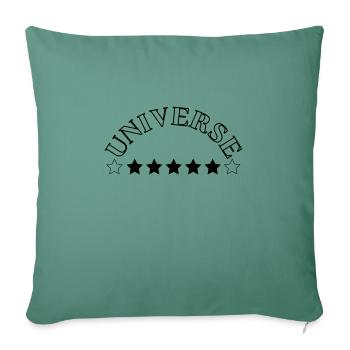 Universe - Sofa pillowcase 17,3'' x 17,3'' (45 x 45 cm) - cypress green - Front