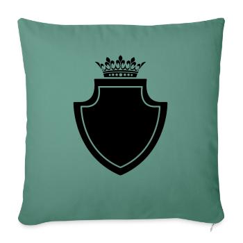 Coat of arms - Sofa pillowcase 17,3'' x 17,3'' (45 x 45 cm) - cypress green - Front