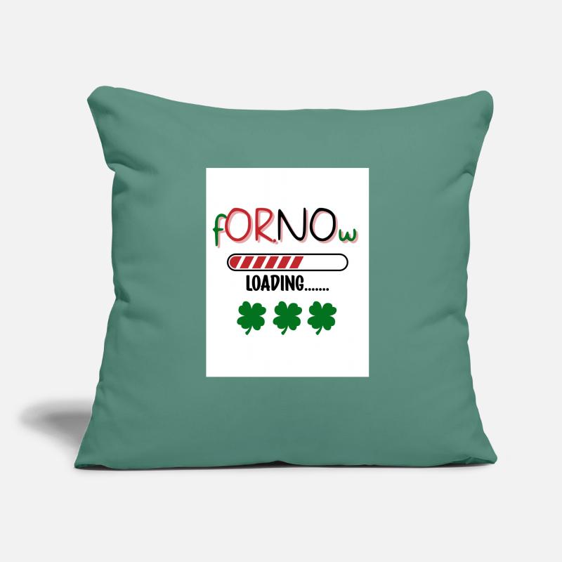 Erst einmal. Ja oder nein. Glück. Sofakissenbezug 45 x 45 cm