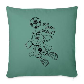 I've got what it takes! - Sofa pillowcase 17,3'' x 17,3'' (45 x 45 cm) - cypress green - Front