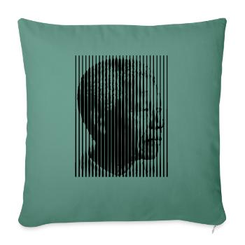 Mandela Freedom For all (1c) - Housse de coussin décorative 45 x 45 cm - vert sapin - Devant