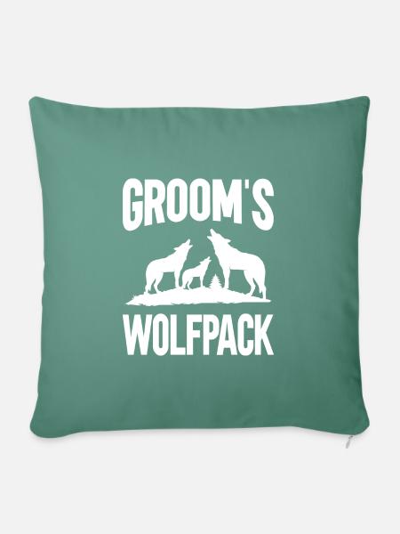 Groom Squad - Sofakissenbezug 45 x 45 cm - Tanngrün