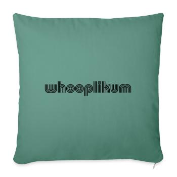 Whooplikum - Housse de coussin décorative 45 x 45 cm - vert sapin - Devant