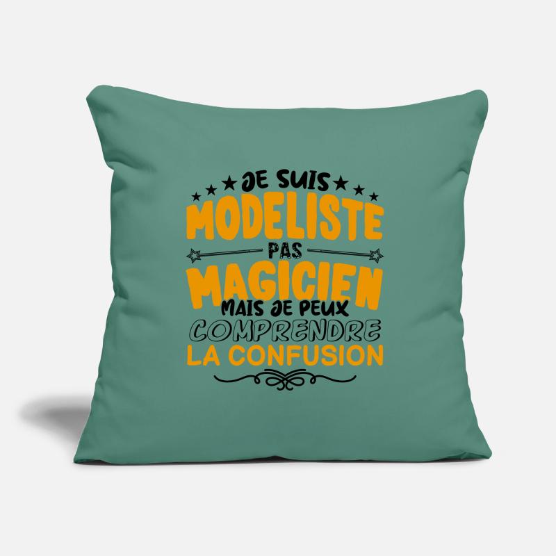 Modeliste pas Magicien | le Meilleur Modeliste ca Housse de coussin décorative 45 x 45 cm