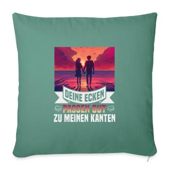 Valentinstag Geschenke Liebhaber Und Paare Designs - Sofakissenbezug 45 x 45 cm - Tanngrün - Vorne
