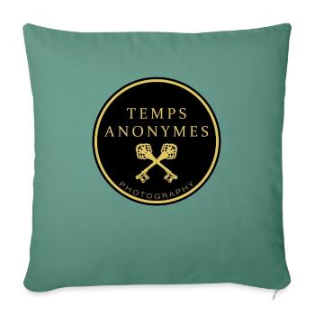 ANONYMOUS TIMES - Sofa pillowcase 17,3'' x 17,3'' (45 x 45 cm) - cypress green - Front