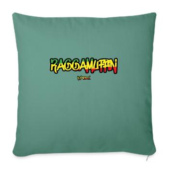 Raggamuffin Reggae - Sofa pillowcase 17,3'' x 17,3'' (45 x 45 cm) - cypress green - Front
