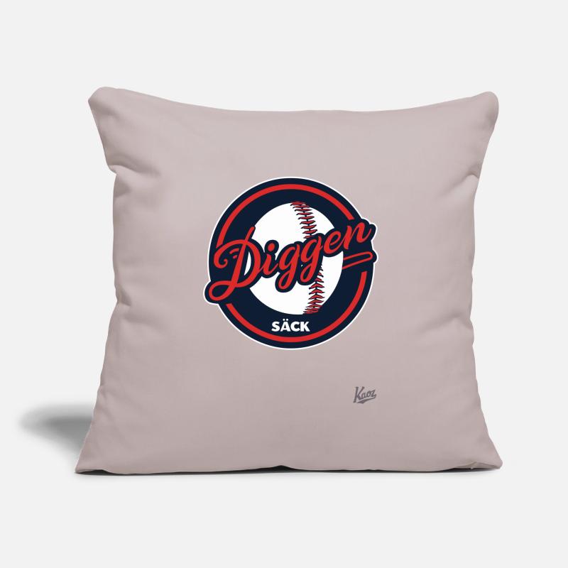 Funny Baseball Logo Thick Sack: Team Diggen Sack Sofa pillowcase 17,3'' x 17,3'' (45 x 45 cm)