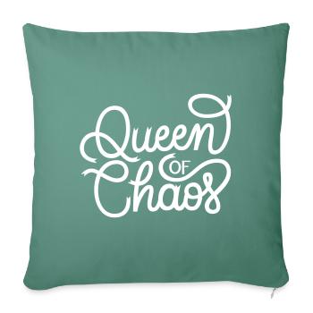 Queen of Chaos - Sofa pillowcase 17,3'' x 17,3'' (45 x 45 cm) - cypress green - Front