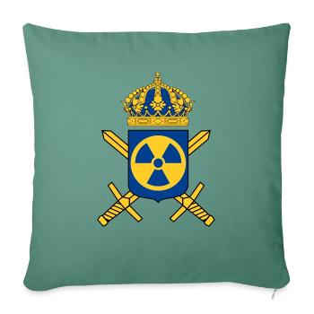 Le programme suédois d’armement nucléaire - Housse de coussin décorative 45 x 45 cm - vert sapin - Devant