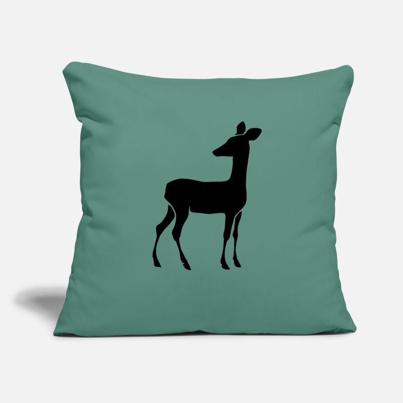 Biche Housse de coussin décorative 45 x 45 cm