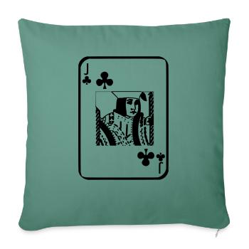 Jack Club - Sofa pillowcase 17,3'' x 17,3'' (45 x 45 cm) - cypress green - Front