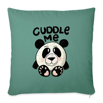 Panda Cuddle me - Sofakissenbezug 45 x 45 cm - Tanngrün - Vorne