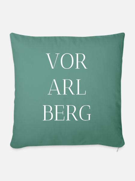Vorarlberg - Sofakissenbezug 45 x 45 cm - Tanngrün