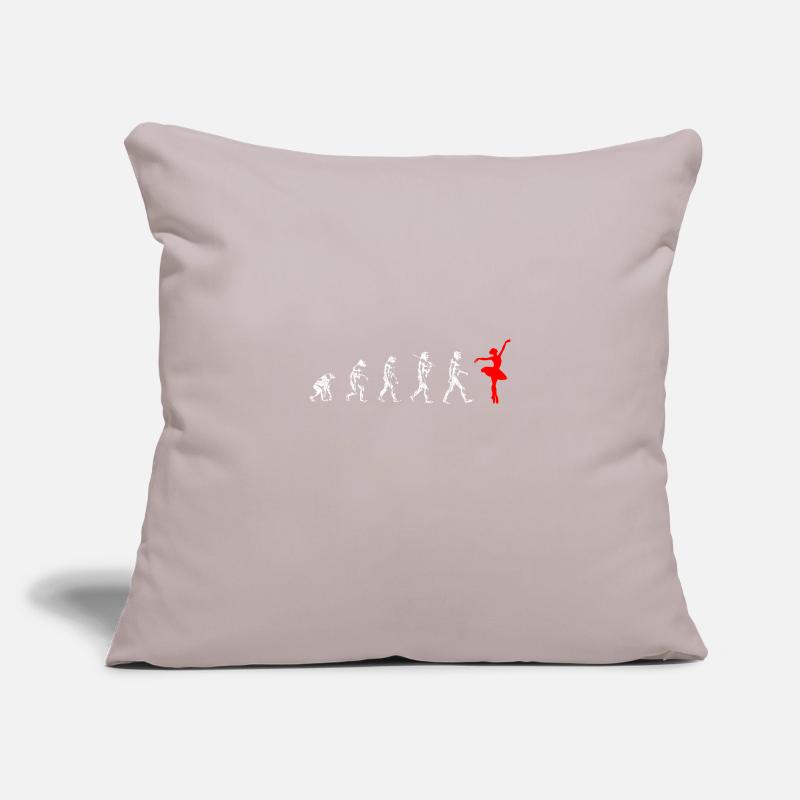Evolution des danseurs Housse de coussin décorative 45 x 45 cm