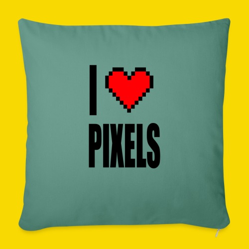 I Love Pixels - Poszewka na poduszkę 45 x 45 cm