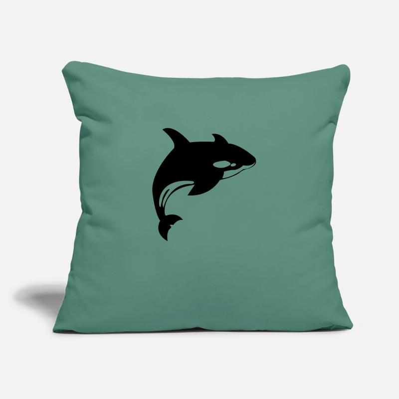 wal Housse de coussin décorative 45 x 45 cm
