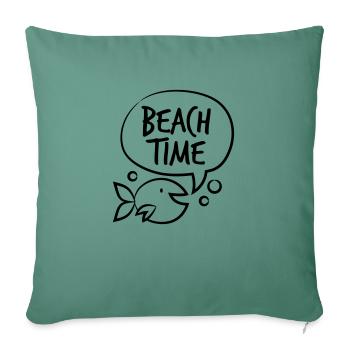 Beach Time - Sofakissenbezug 45 x 45 cm - Tanngrün - Vorne