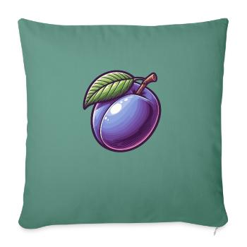 Purple plum - Sofa pillowcase 17,3'' x 17,3'' (45 x 45 cm) - cypress green - Front