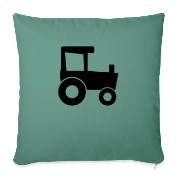 Tractor Tractor Agriculture - Sofa pillowcase 17,3'' x 17,3'' (45 x 45 cm) - cypress green - Front