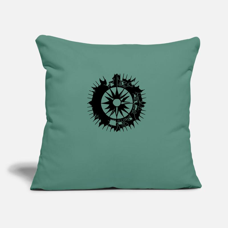 Sun Moon Mosaic Astrology Symbol Vector 2 Sofa pillowcase 17,3'' x 17,3'' (45 x 45 cm)