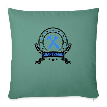 craftsman - Sofa pillowcase 17,3'' x 17,3'' (45 x 45 cm) - cypress green - Front