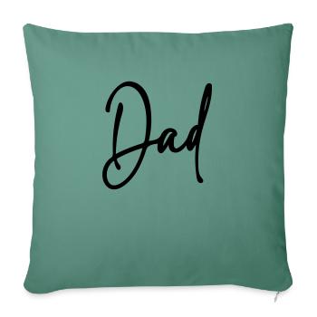 acte - Housse de coussin décorative 45 x 45 cm - vert sapin - Devant