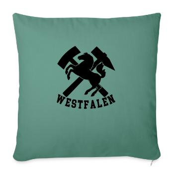 Westfalen Logo - Sofakissenbezug 45 x 45 cm - Tanngrün - Vorne