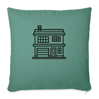 House Property - Sofa pillowcase 17,3'' x 17,3'' (45 x 45 cm) - cypress green - Front