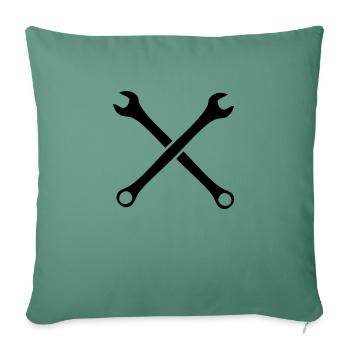 Key - Sofa pillowcase 17,3'' x 17,3'' (45 x 45 cm) - cypress green - Front