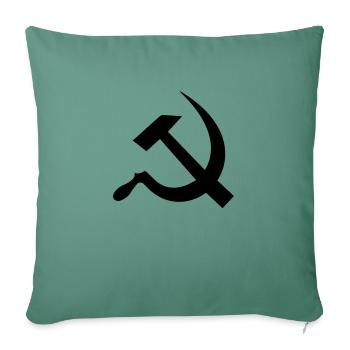 hammer_and_sickle - Sofakissenbezug 45 x 45 cm - Tanngrün - Vorne