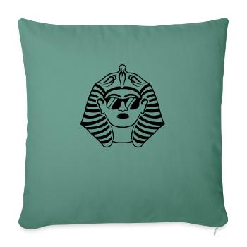 Pharaoh Sunglasses - Sofa pillowcase 17,3'' x 17,3'' (45 x 45 cm) - cypress green - Front