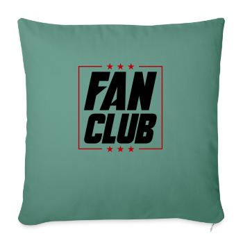 Fan Club - Sofa pillowcase 17,3'' x 17,3'' (45 x 45 cm) - cypress green - Front