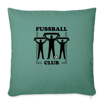 Fans de clubs de football - Housse de coussin décorative 45 x 45 cm - vert sapin - Devant