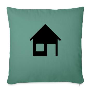 haus__f1 - Sofa pillowcase 17,3'' x 17,3'' (45 x 45 cm) - cypress green - Front