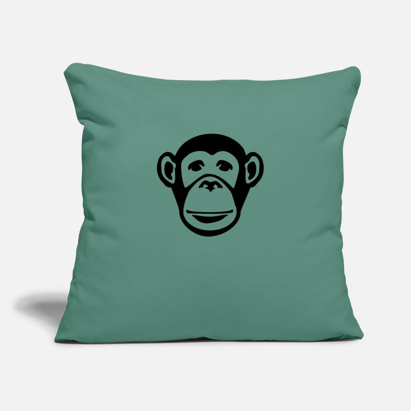 monkey_face_f1 Sofa pillowcase 17,3'' x 17,3'' (45 x 45 cm)
