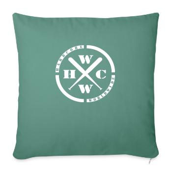 WWHC Hard Music Worldwide love Punk Thrash Metal - Sofa pillowcase 17,3'' x 17,3'' (45 x 45 cm) - cypress green - Front