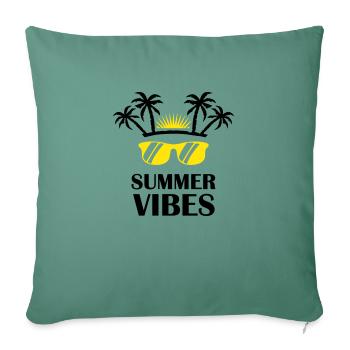 Summer Vibes - Sofakissenbezug 45 x 45 cm - Tanngrün - Vorne