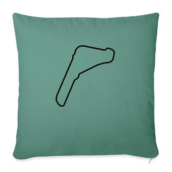Italy Race Track - Sofa pillowcase 17,3'' x 17,3'' (45 x 45 cm) - cypress green - Front