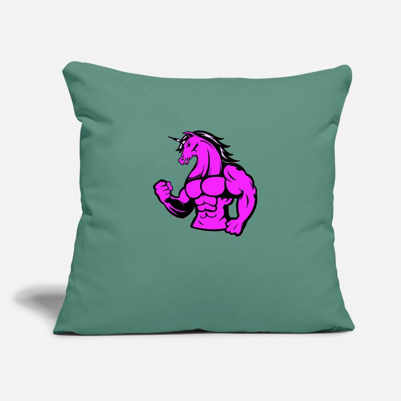 strong unicorn Sofa pillowcase 17,3'' x 17,3'' (45 x 45 cm)