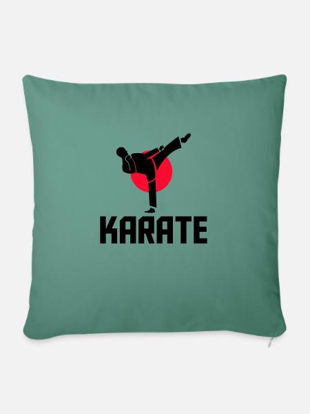 karate - Sofakissenbezug 45 x 45 cm - Tanngrün
