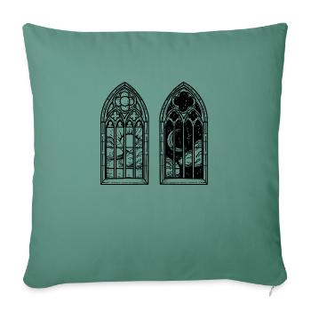Window - Sofa pillowcase 17,3'' x 17,3'' (45 x 45 cm) - cypress green - Front