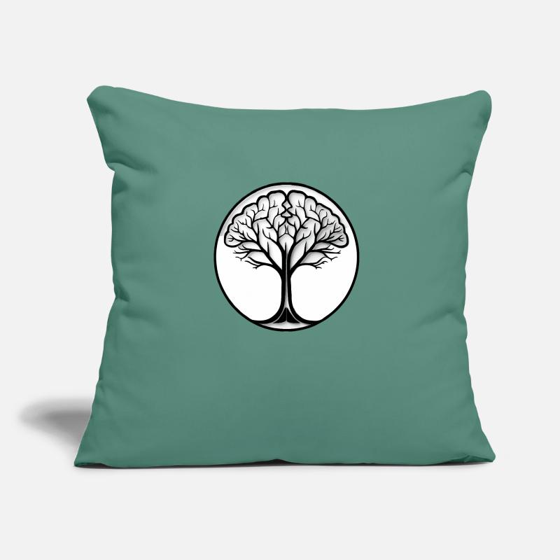 Brain Tree Logo - Mezmerizing Design Sofakissenbezug 45 x 45 cm
