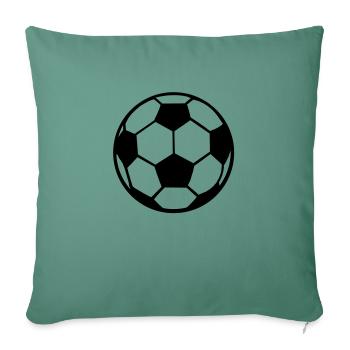 Fussball S - Sofa pillowcase 17,3'' x 17,3'' (45 x 45 cm) - cypress green - Front
