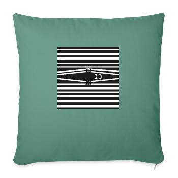Agent Eye - Sofa pillowcase 17,3'' x 17,3'' (45 x 45 cm) - cypress green - Front