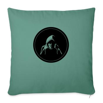 anonymous - Sofa pillowcase 17,3'' x 17,3'' (45 x 45 cm) - cypress green - Front