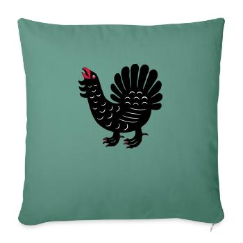 middle-Finland - Sofa pillowcase 17,3'' x 17,3'' (45 x 45 cm) - cypress green - Front