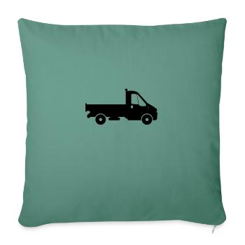 Lastwagen - Sofakissenbezug 45 x 45 cm - Tanngrün - Vorne