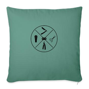 2021 beard - Sofa pillowcase 17,3'' x 17,3'' (45 x 45 cm) - cypress green - Front